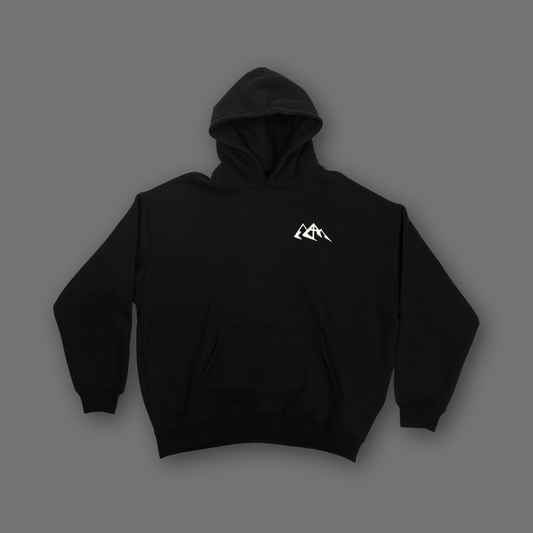 Levage Rise in Faith Hoodie, Christian hoodie with the mountain logo