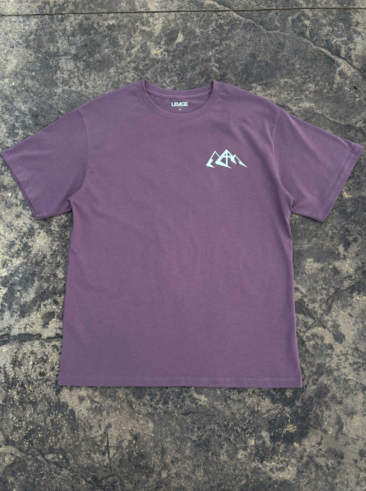 Rise Faith T Shirt showing front and back views, logo on collar, and inspirational quote design for fashion branding.