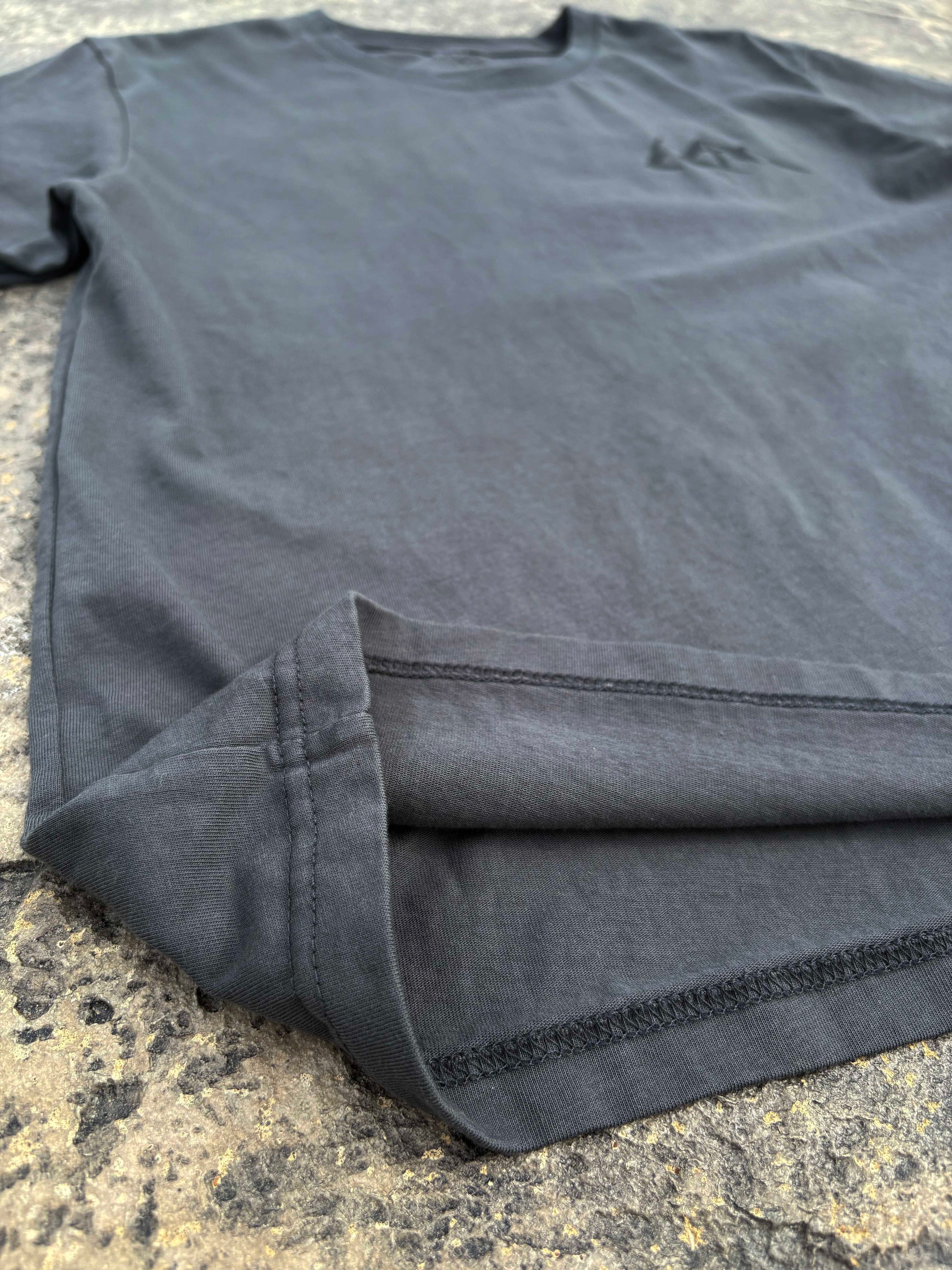 Rise Faith T Shirt showing front and back views, logo on collar, and inspirational quote design for fashion branding.