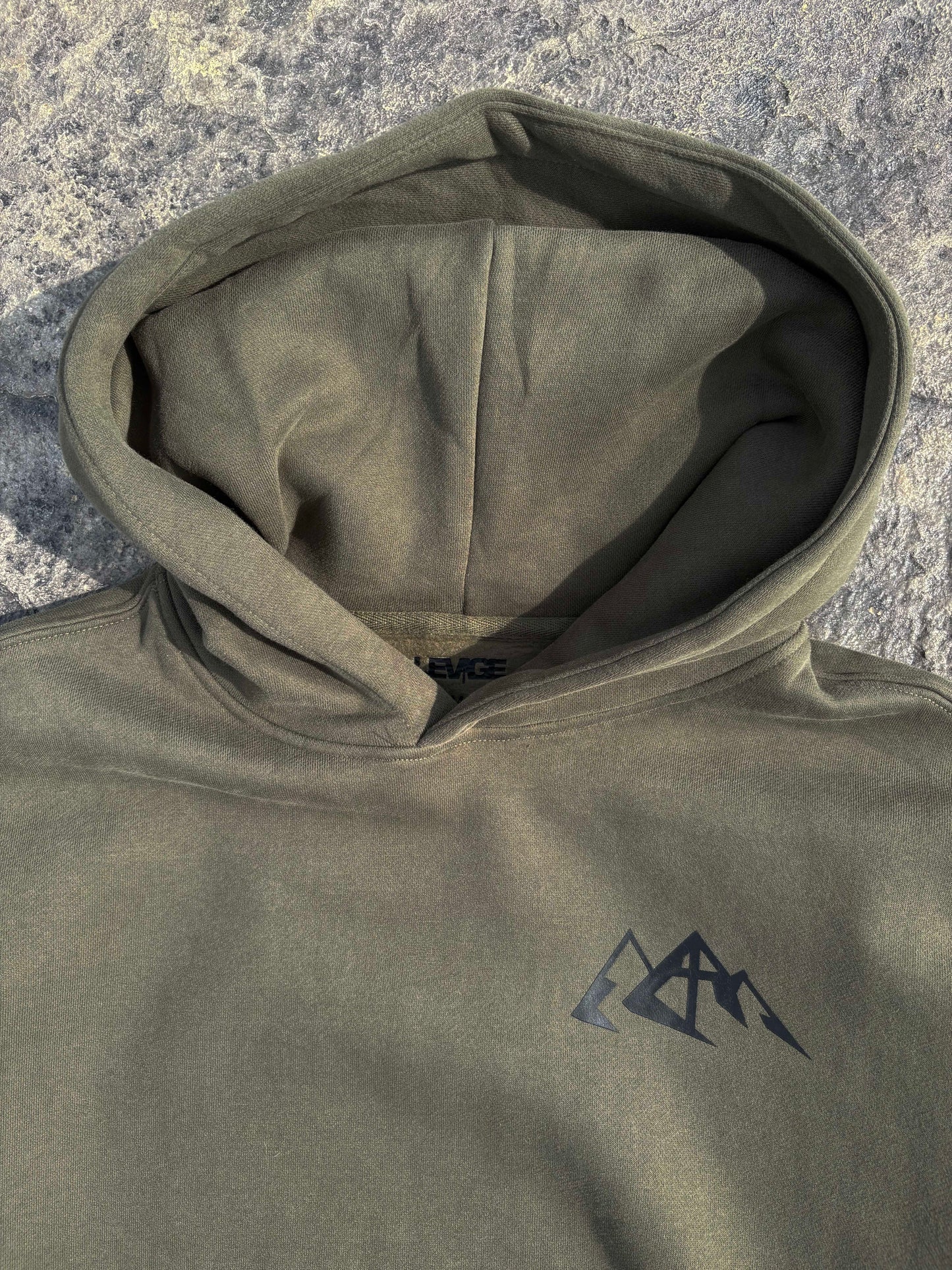 Levage Faith hoodie featuring comfortable front and back design, stylish hood, perfect for cozy, formal wear.